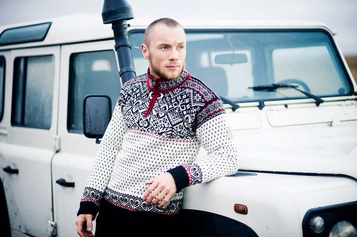 Norweger Windstopper Pullover Herren Björn von Icewear – Merino