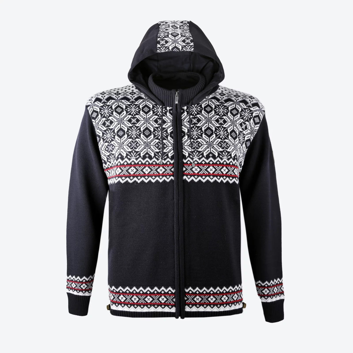 Kama Norweger Merino Kapuzenjacke mit Windstopper –