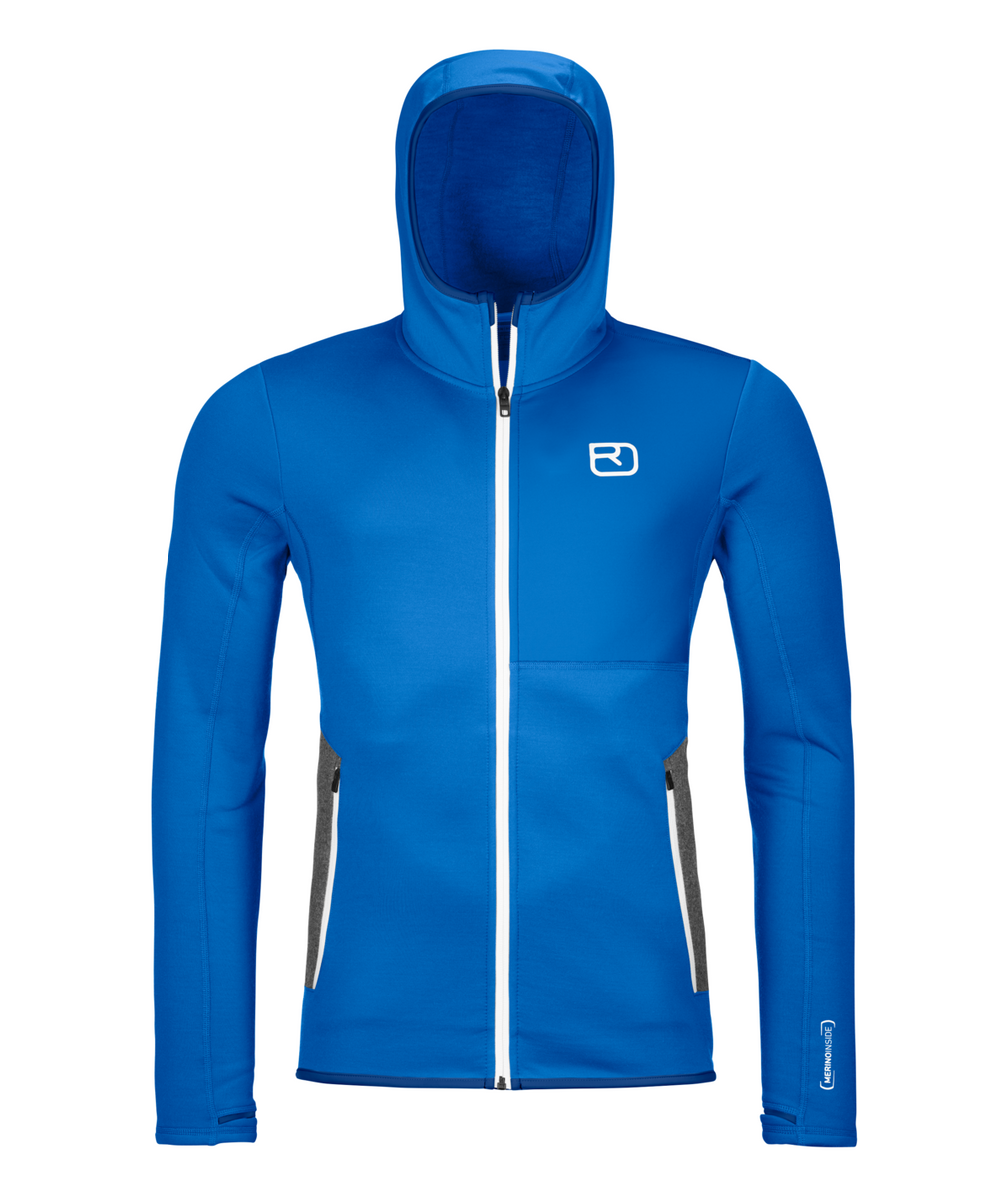 Merino Fleece Ortovox Fleece Light Grid Zip Neck Hoody Ortovox