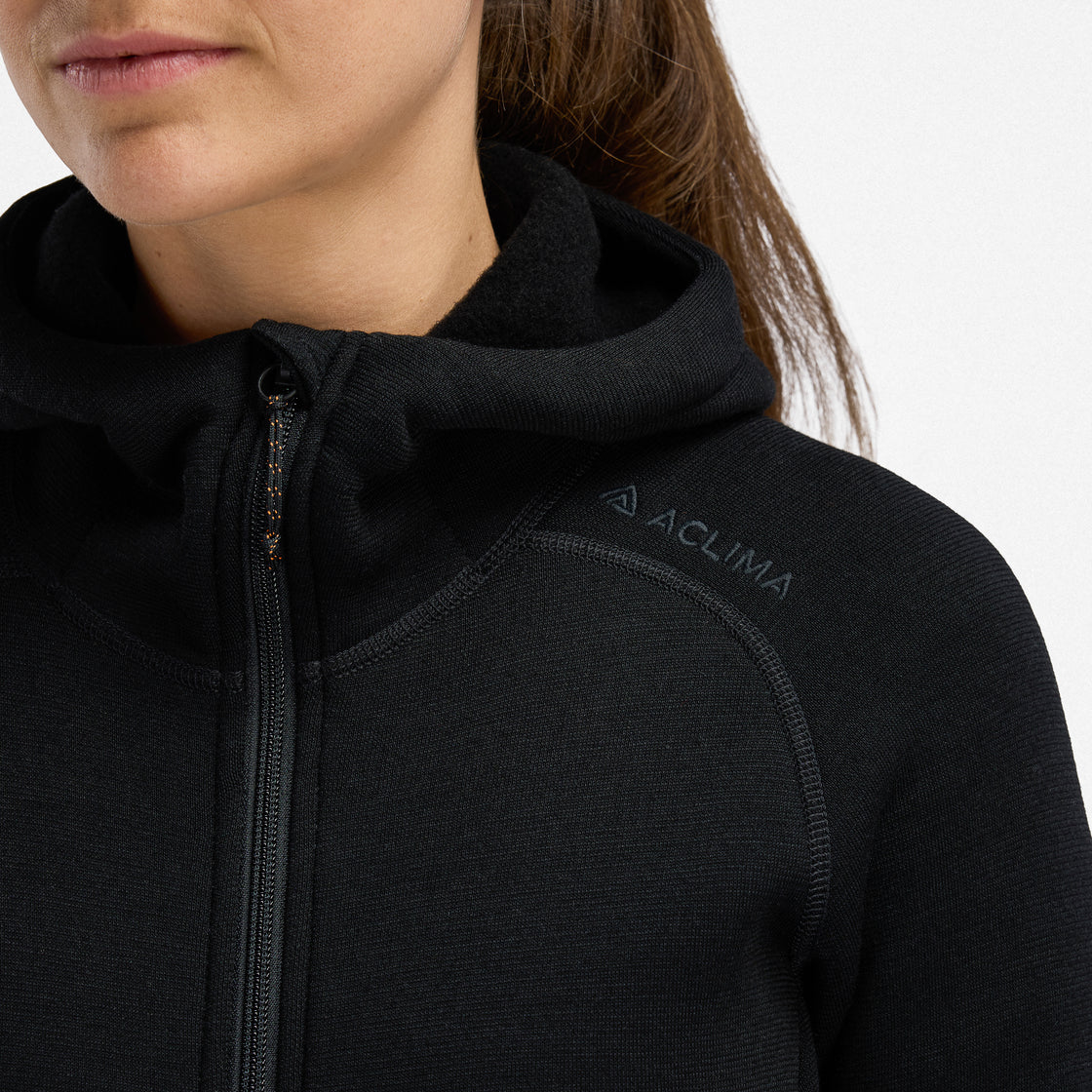 Merino Fleecewool Hooded Jacket Women