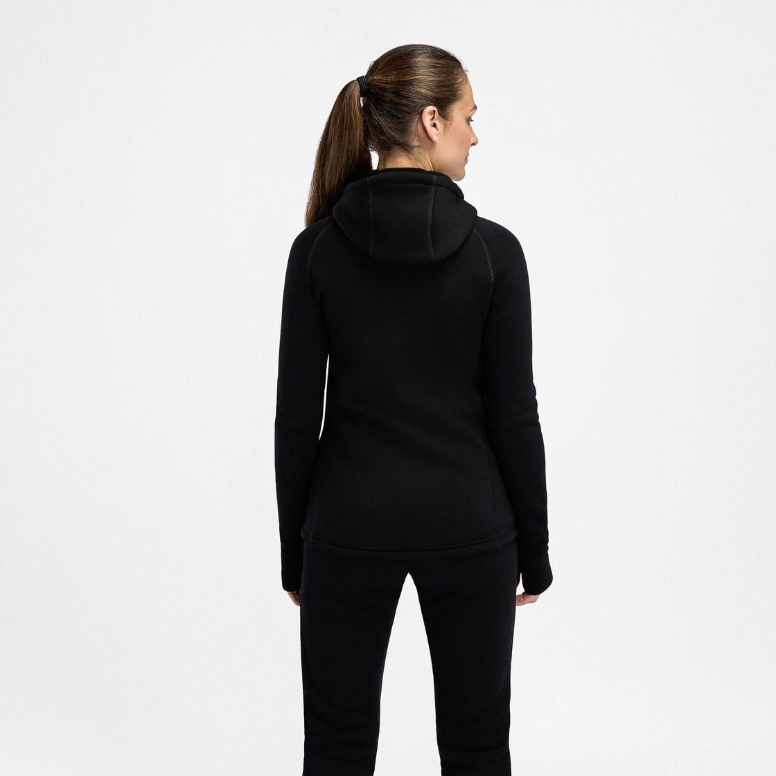 Merino Fleecewool Hooded Jacket Women