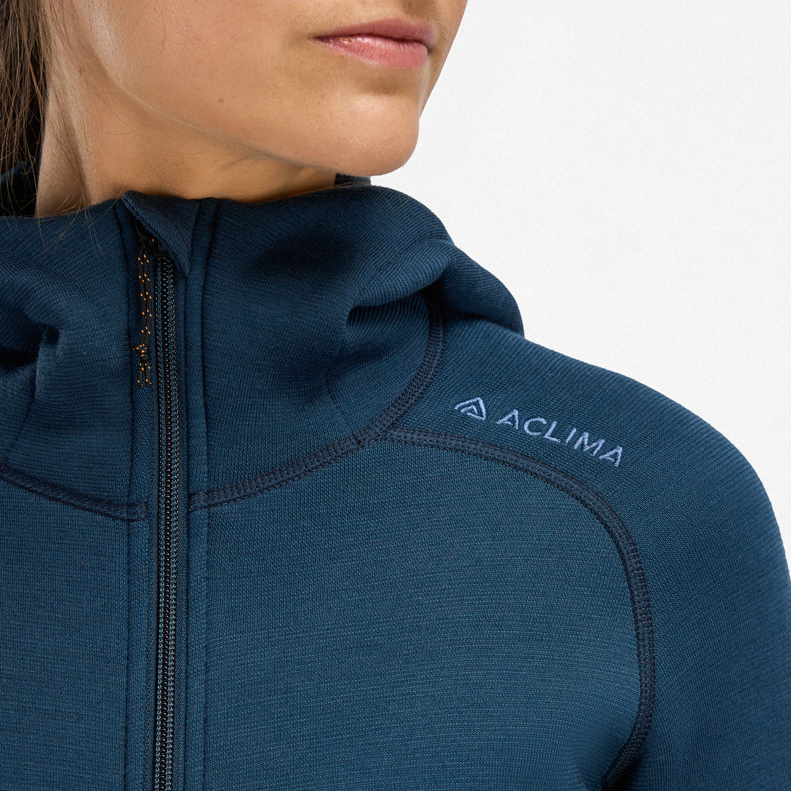 Merino Fleecewool Hooded Jacket Women