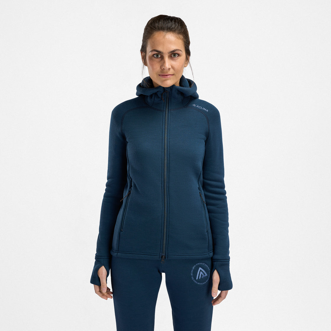 Merino Fleecewool Hooded Jacket Women