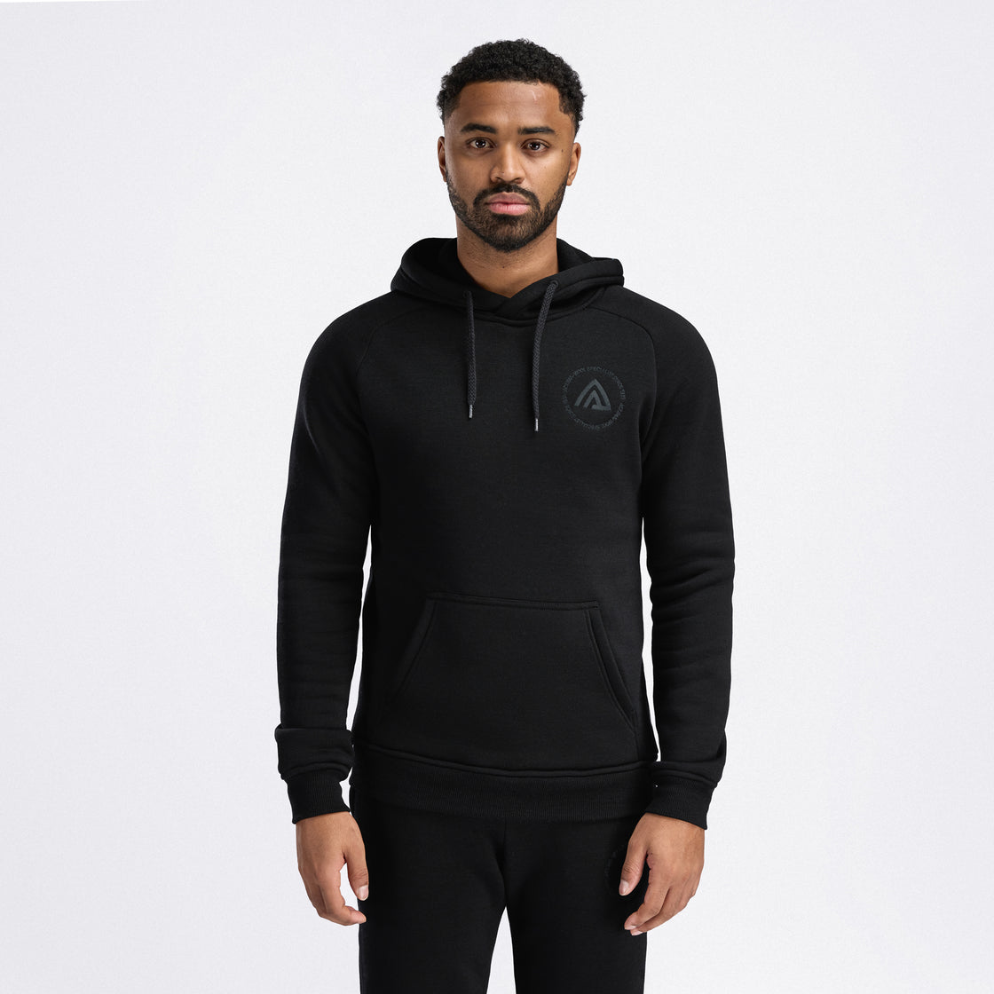 Merino fleece wool hoodie men