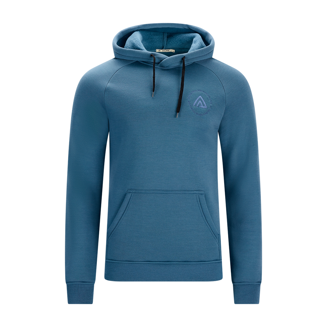 Merino fleece wool hoodie men