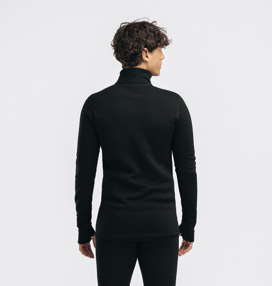 Merino Fleecewool Polo Zip Mens