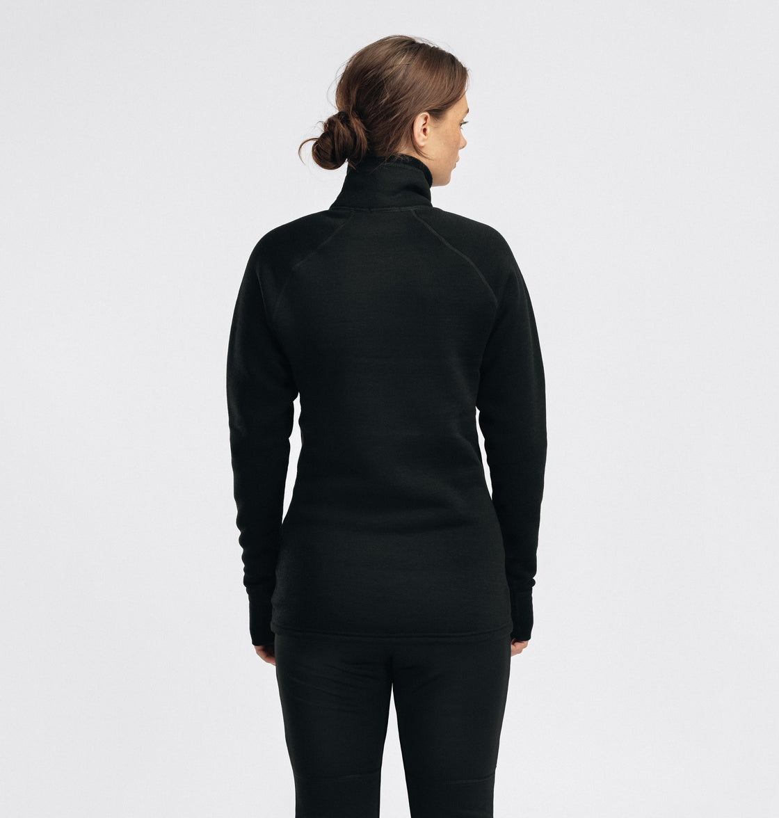 Merino Fleecewool Polo Zip Womens