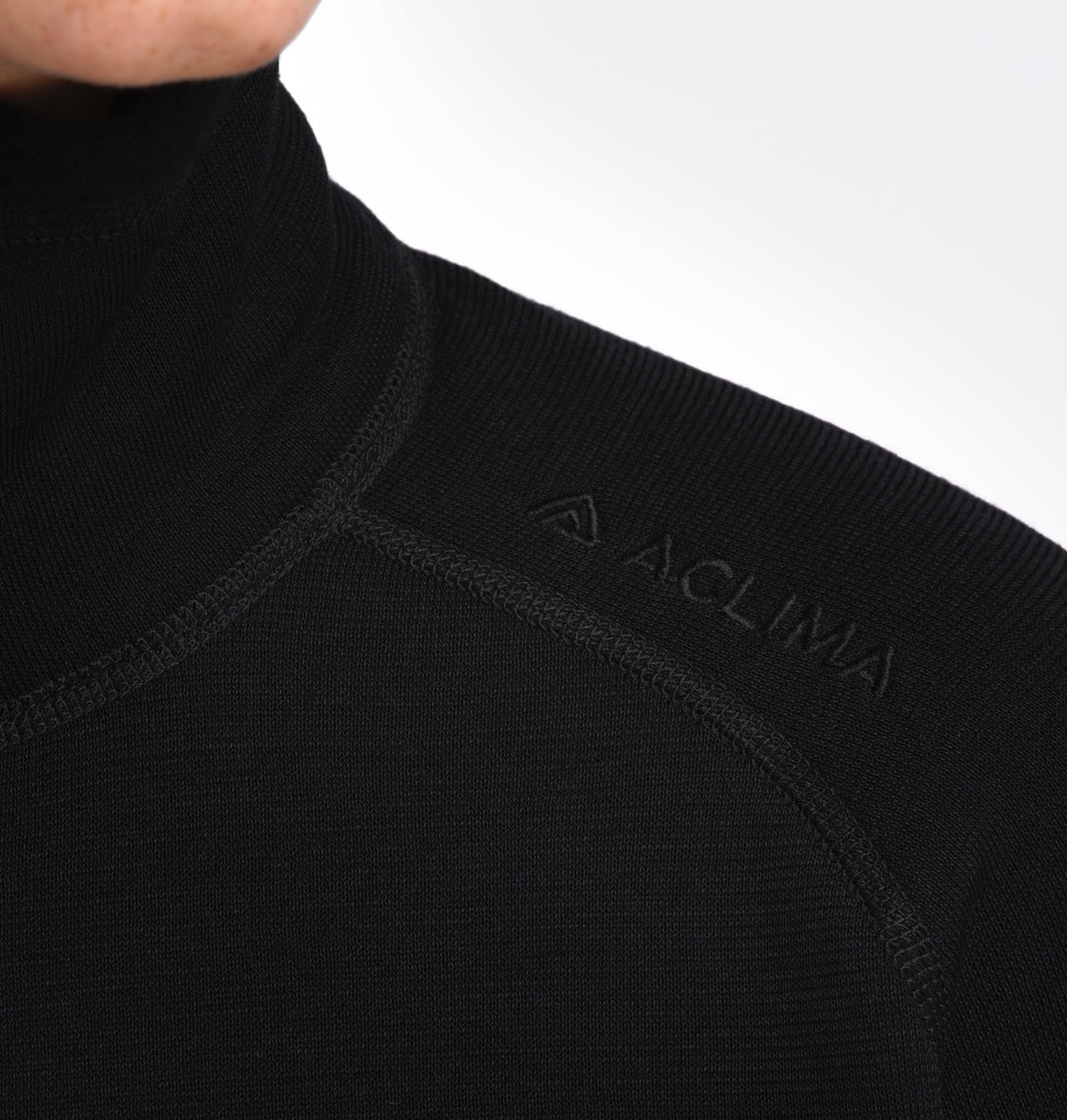 Merino Fleecewool Polo Zip Womens