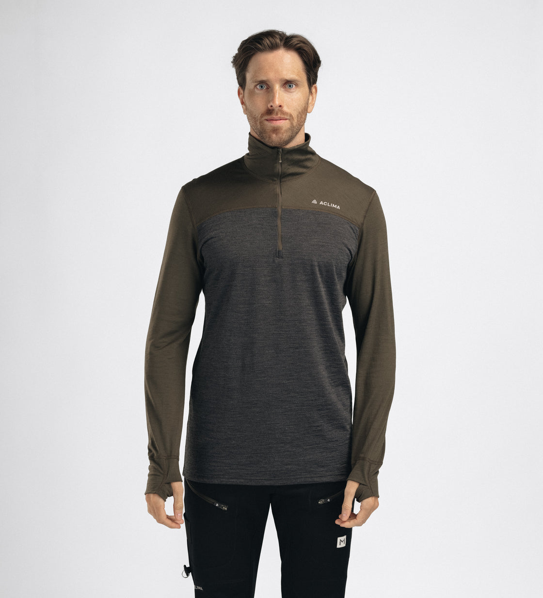Lightwool 180 Polo Zip Herren (100% Merino)