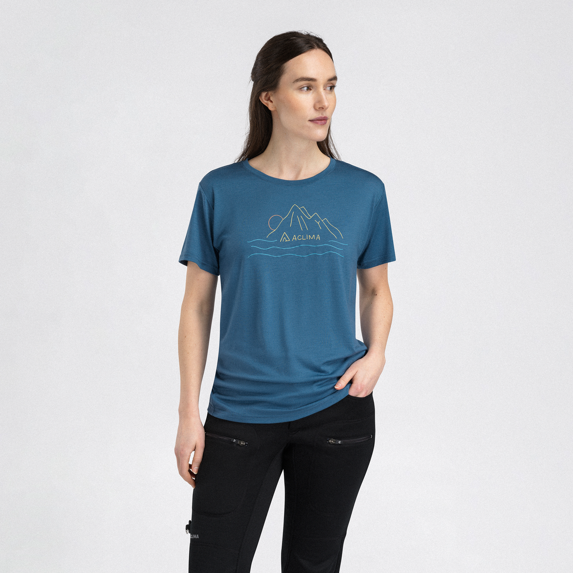 Lightwool Classic Tee Sunset ♀ (extra soft)