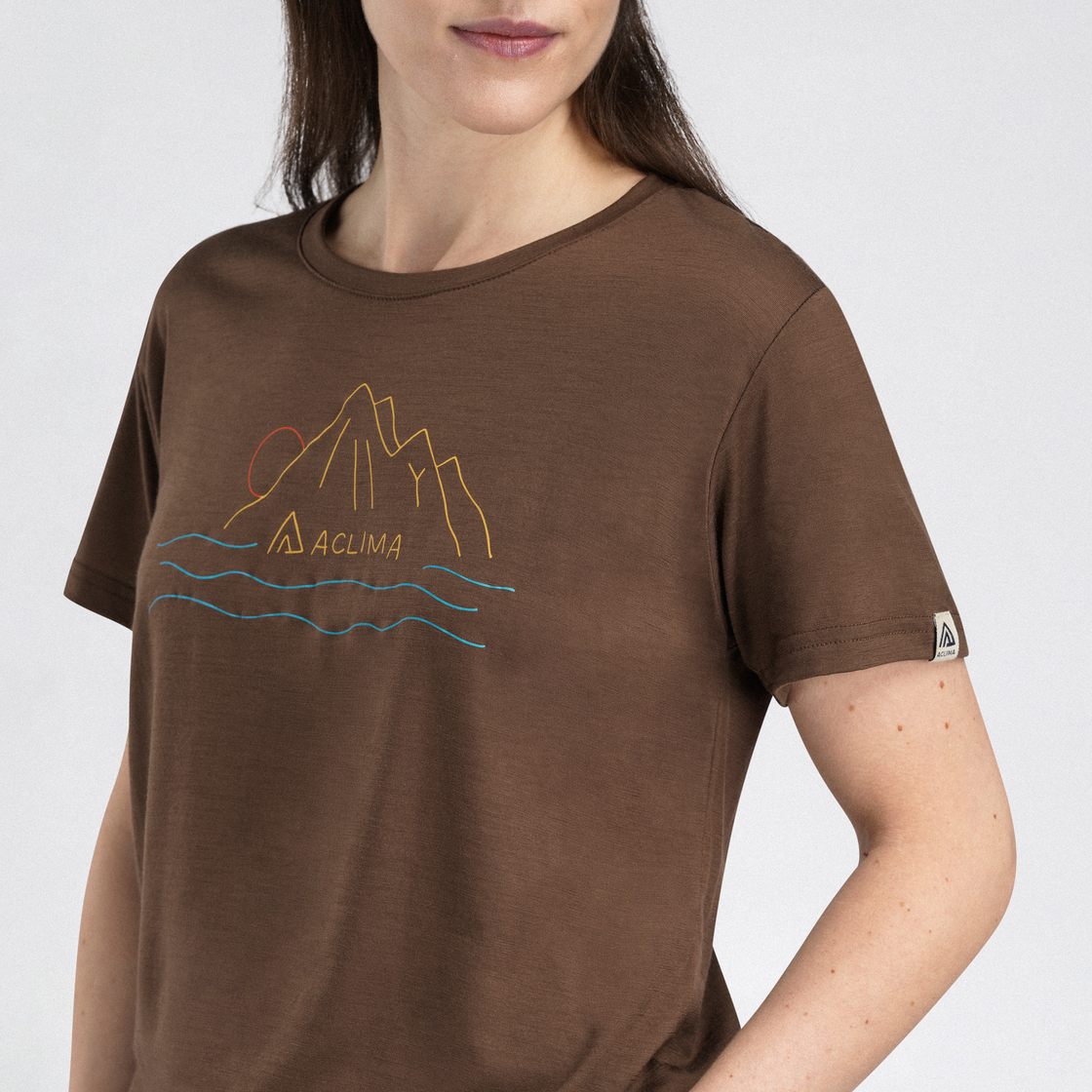 Lightwool Classic Tee Sunset ♀ (extra soft)