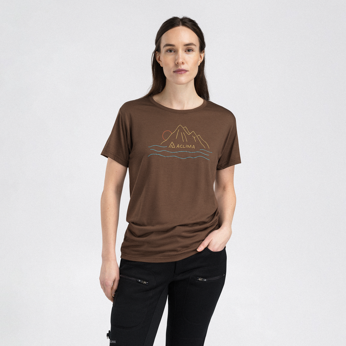 Lightwool Classic Tee Sunset ♀ (extra soft)