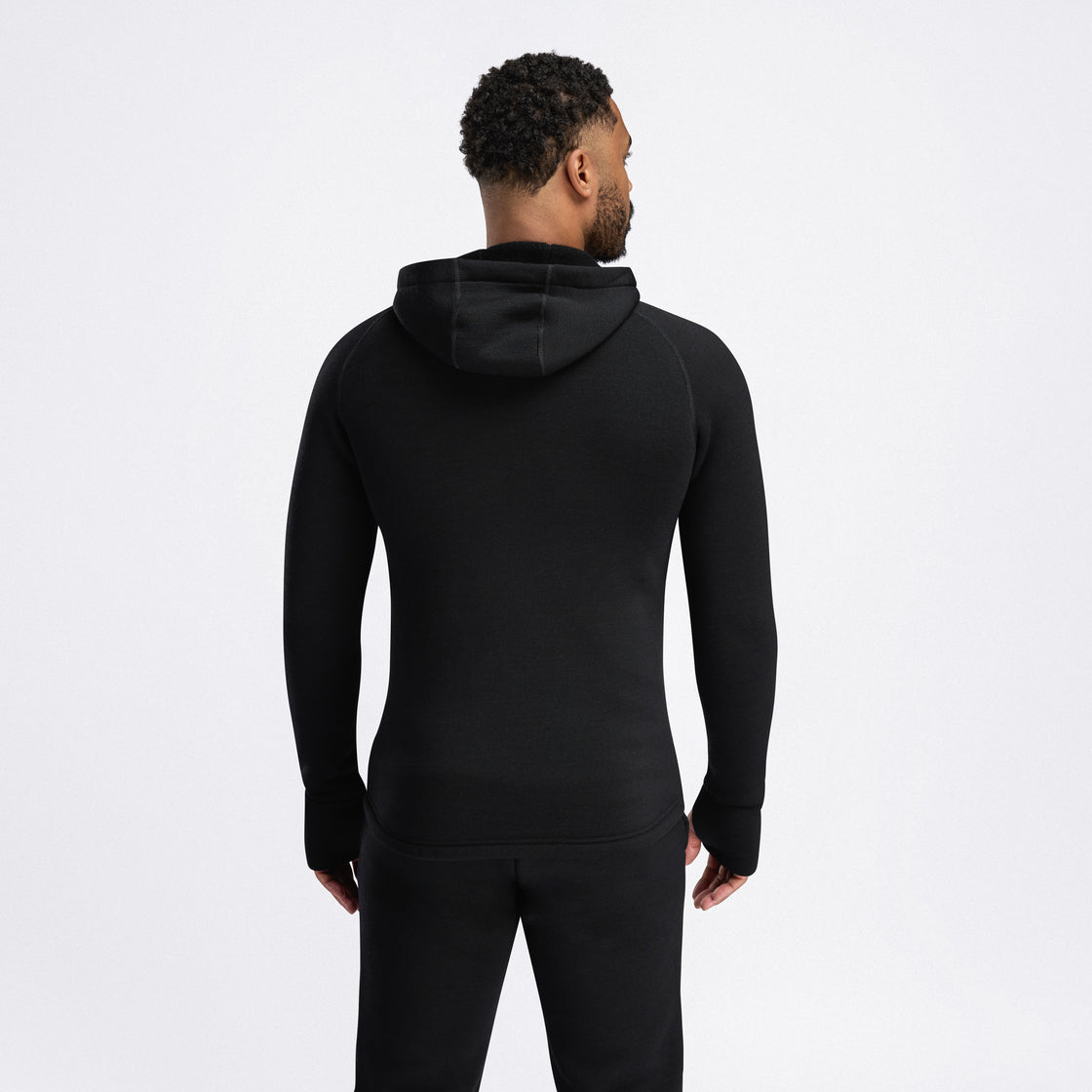 Merino Fleecewool Hooded Jacket Men