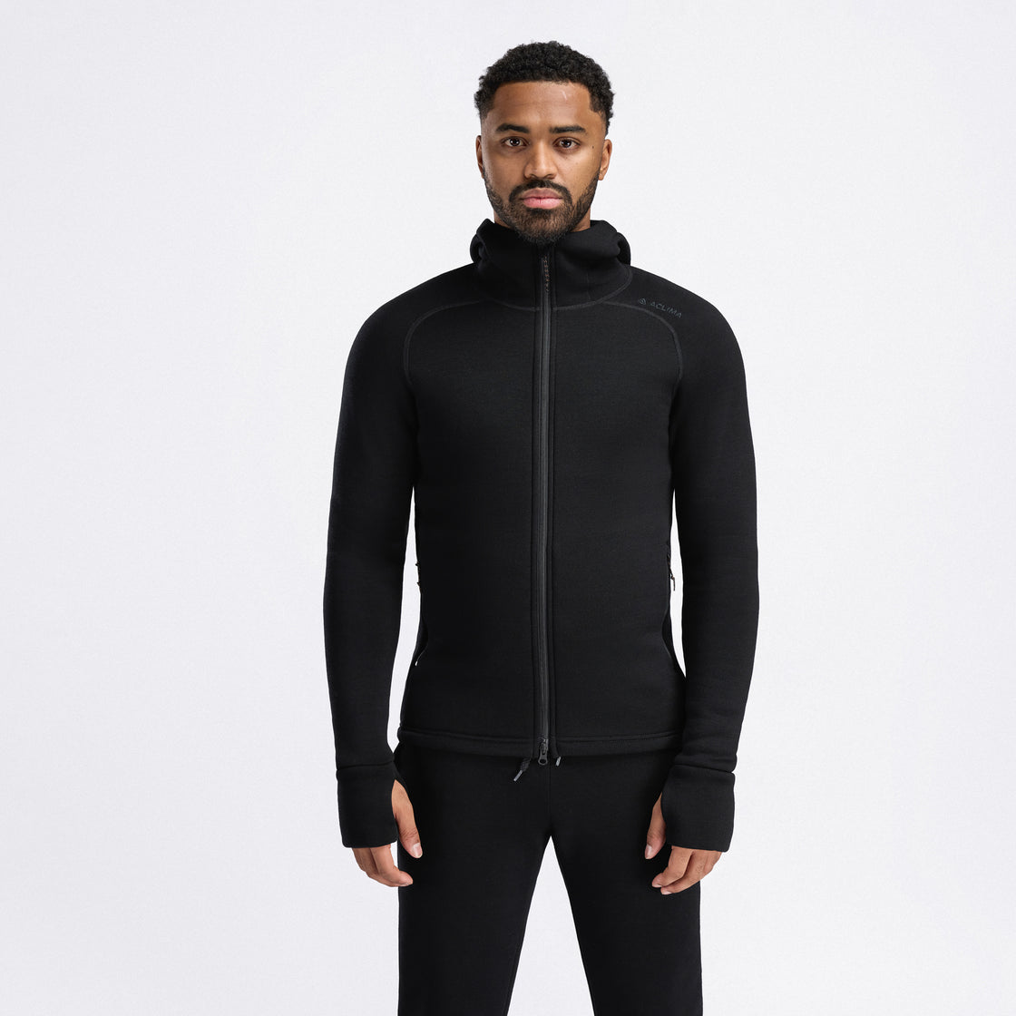 Merino Fleecewool Hooded Jacket Men