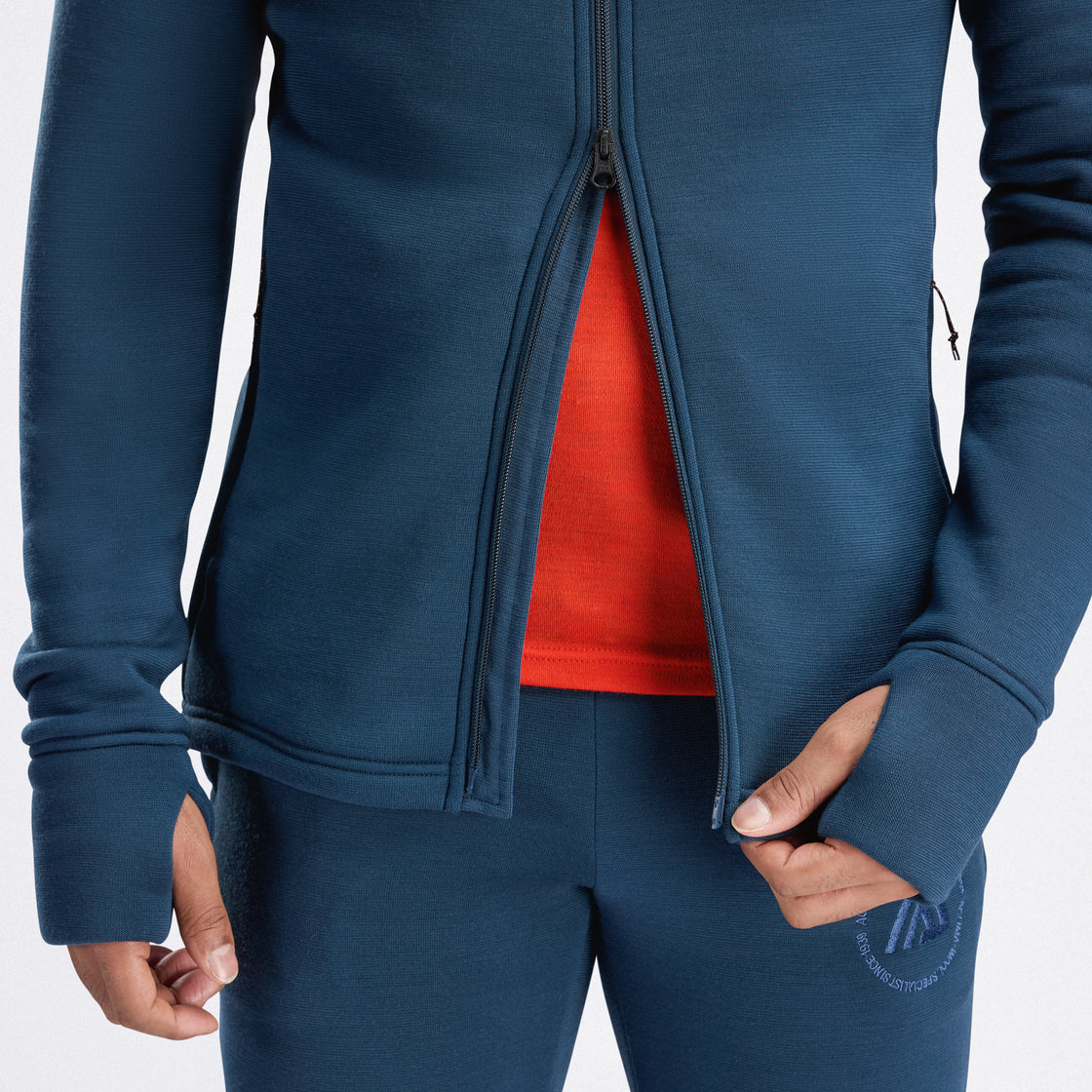 Merino Fleecewool Hooded Jacket Men