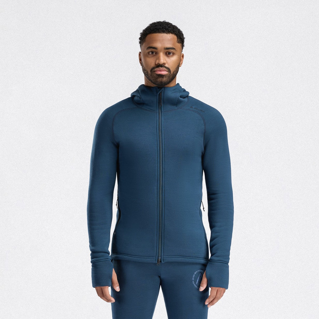 Merino Fleecewool Hooded Jacket Men