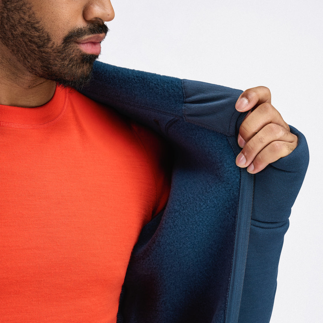 Merino Fleecewool Hooded Jacket Men