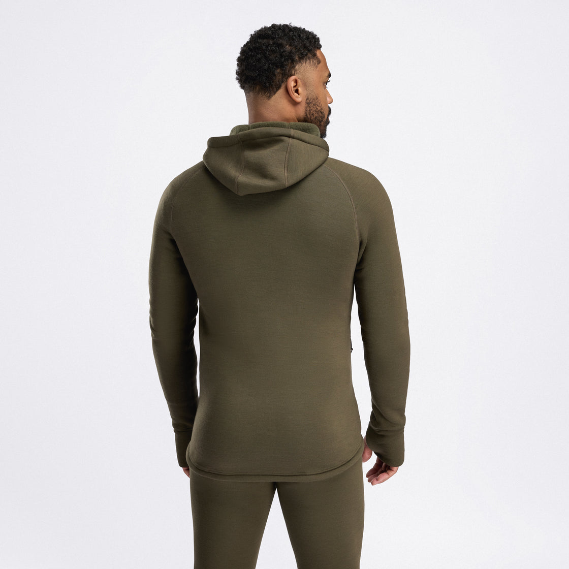 Merino Fleecewool Hooded Jacket Men