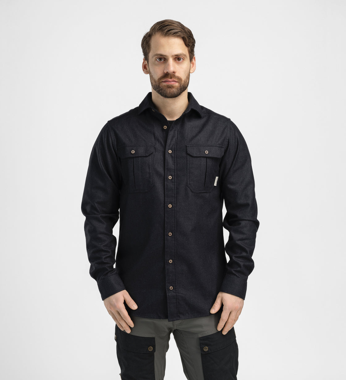 Reborn Wool Shirt Mens