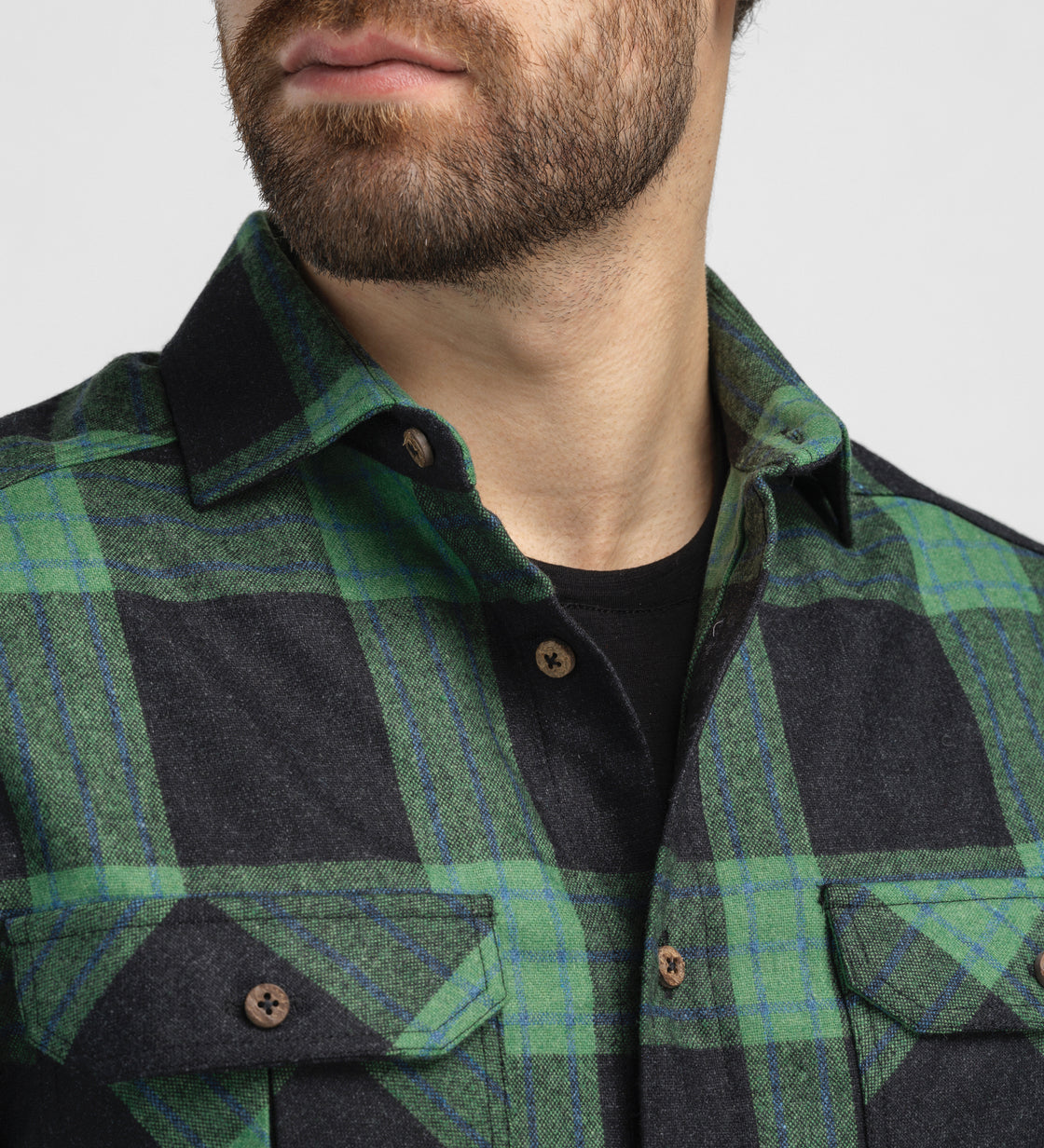 Reborn Wool Shirt Mens
