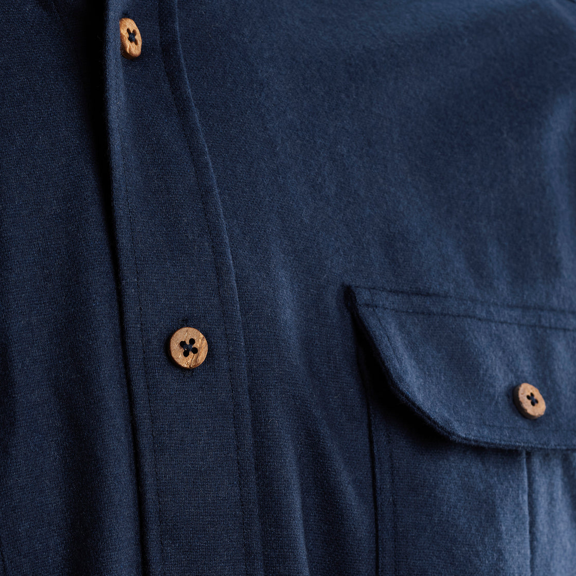 Reborn Wool Shirt Mens