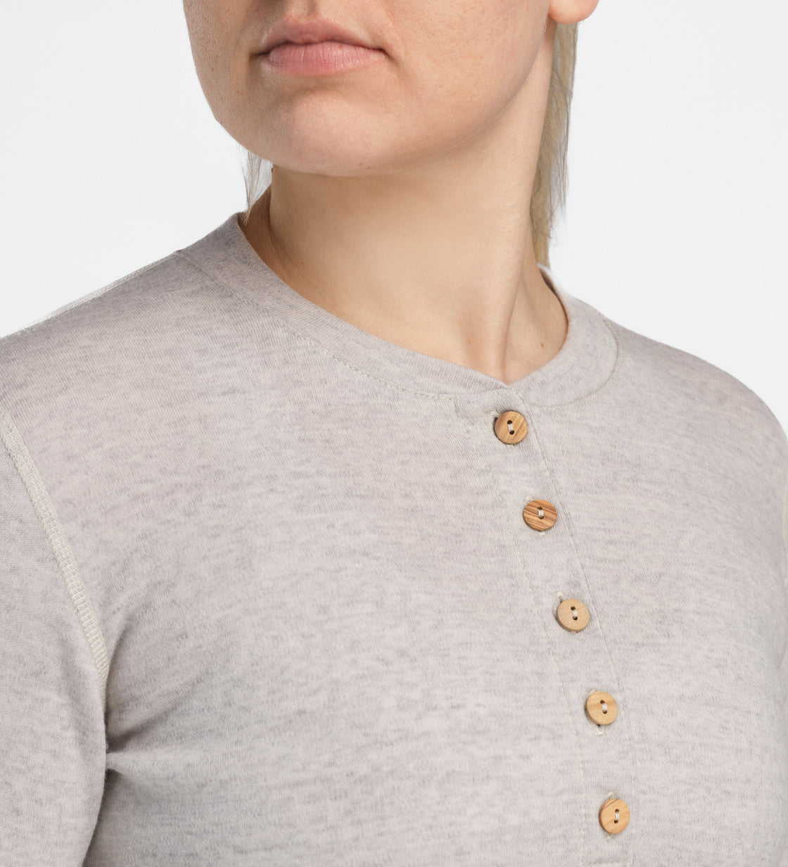 Warmwool Granddad Button Shirt ♀