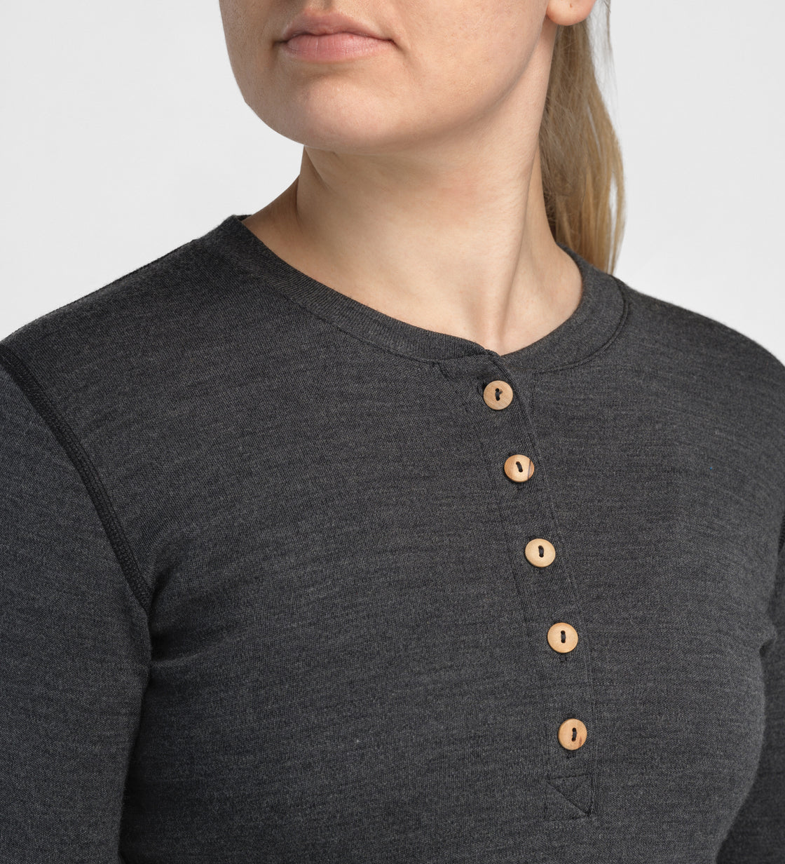 Warmwool Granddad Button Shirt ♀