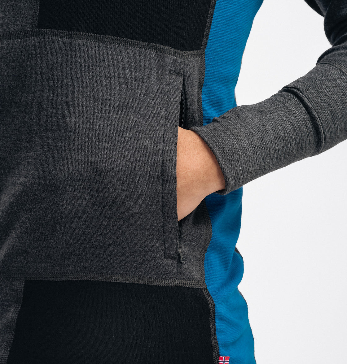 Warmwool Hood Sweater w/Zip ♂