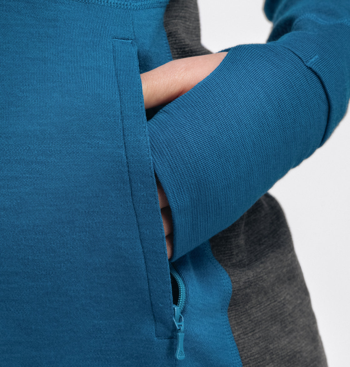 Warmwool Hood Sweater w/Zip ♀