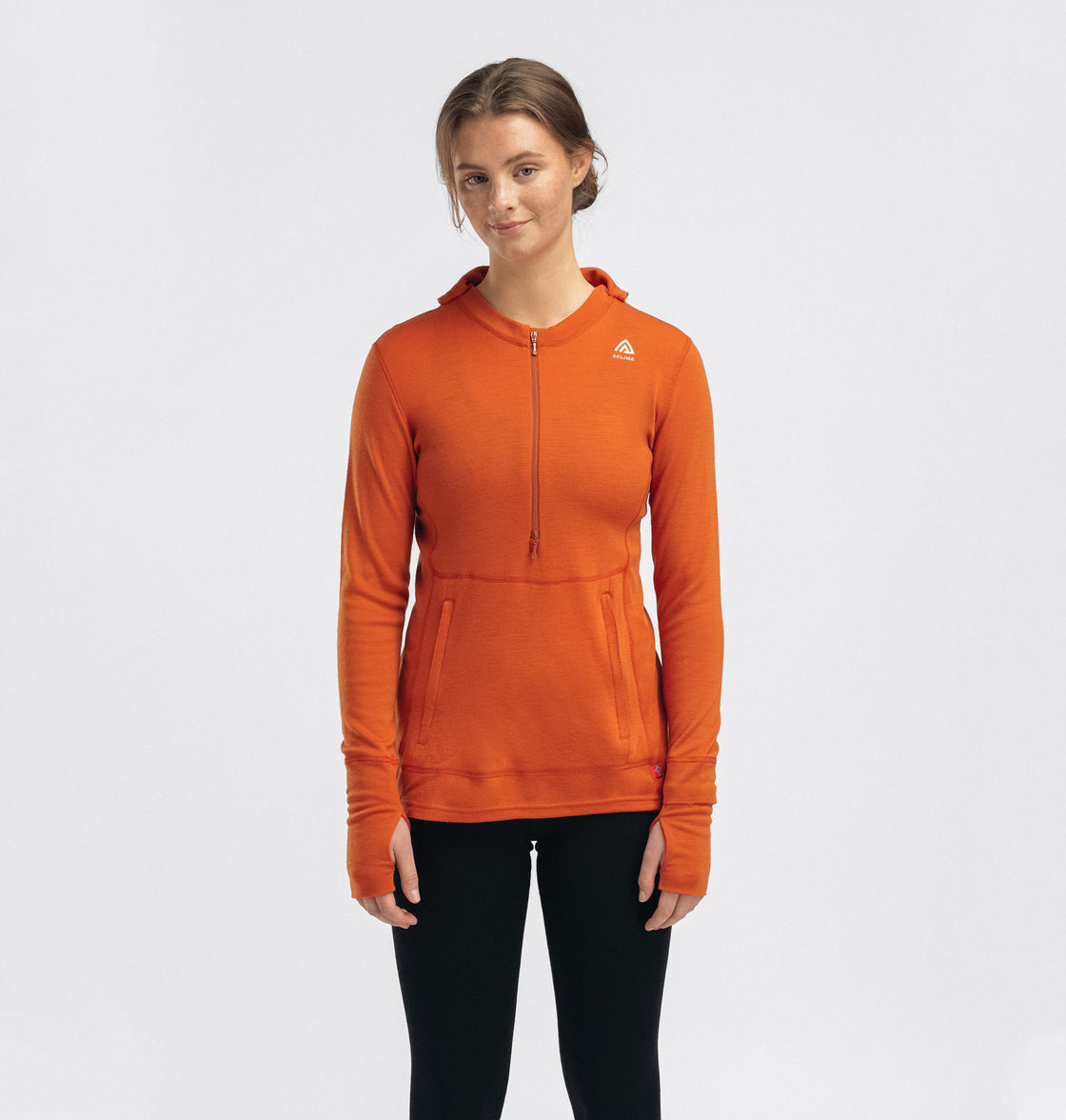 Warmwool Hood Sweater w/Zip ♀