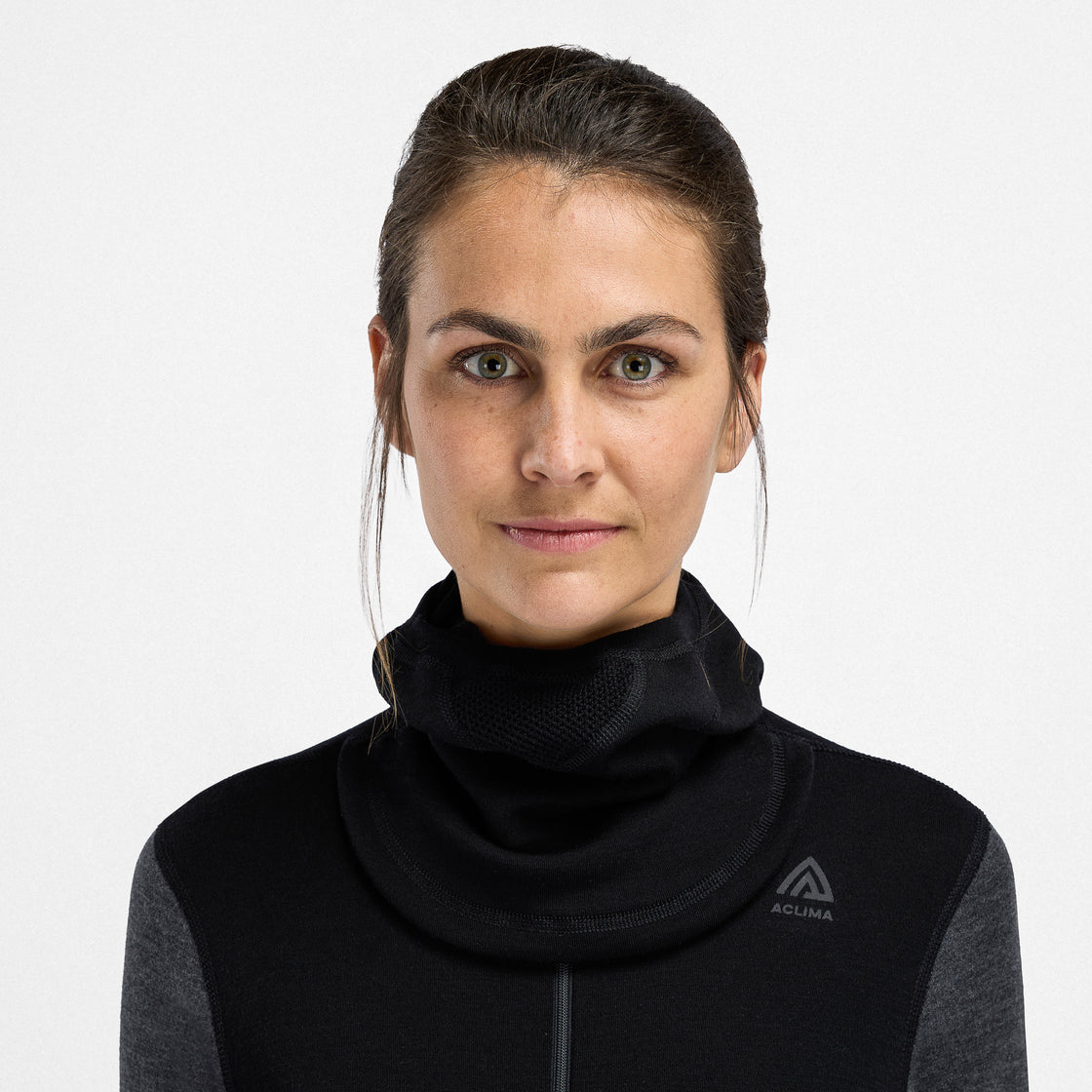 Pull chaud à capuche en laine avec zip ♀