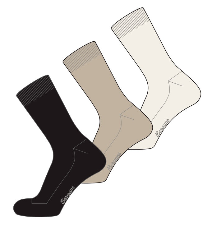 Essential Mid Merino Socks 3pk