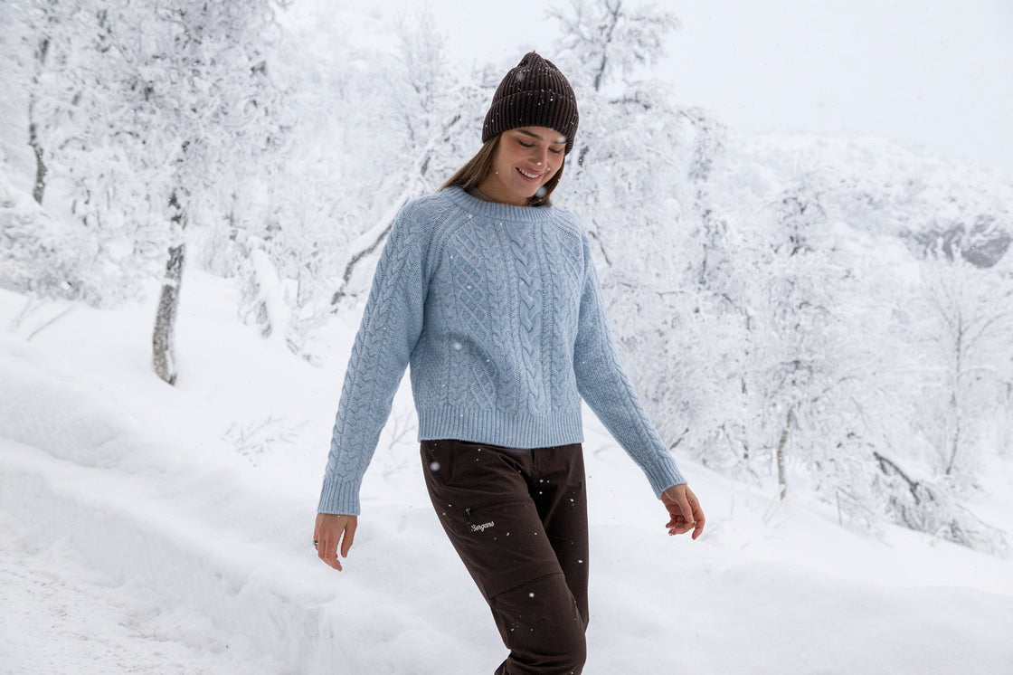 Lofoten Knitted Wool Jumper Damen
