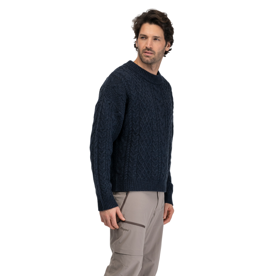 Lofoten Knitted Wool Jumper Herren