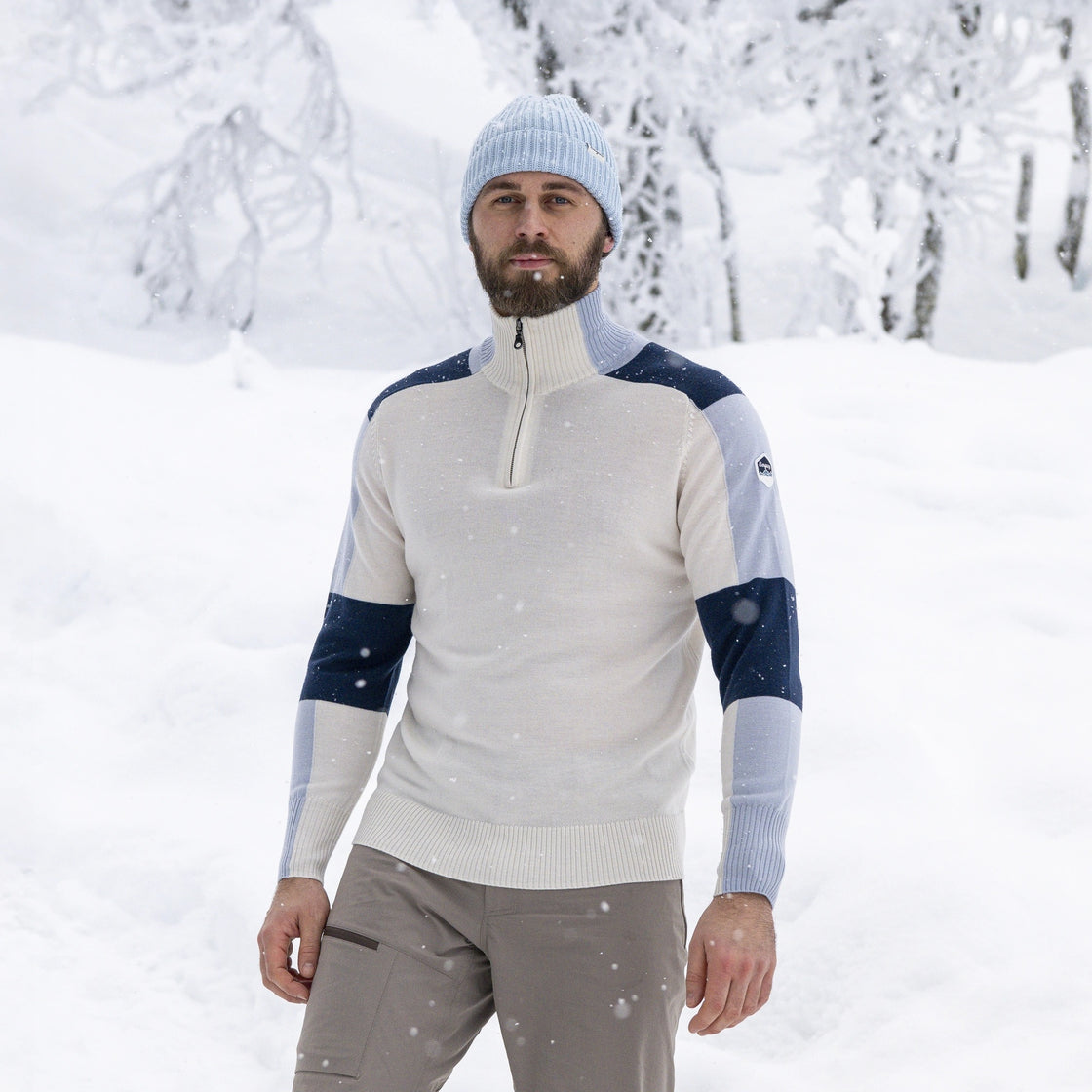 Lyderhorn Merino Wool Half Zip Herren