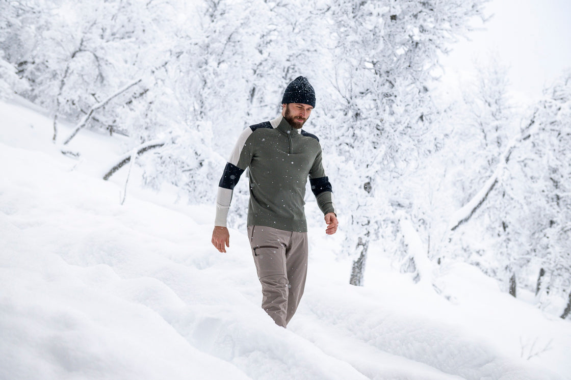 Lyderhorn Merino Wool Half Zip Herren