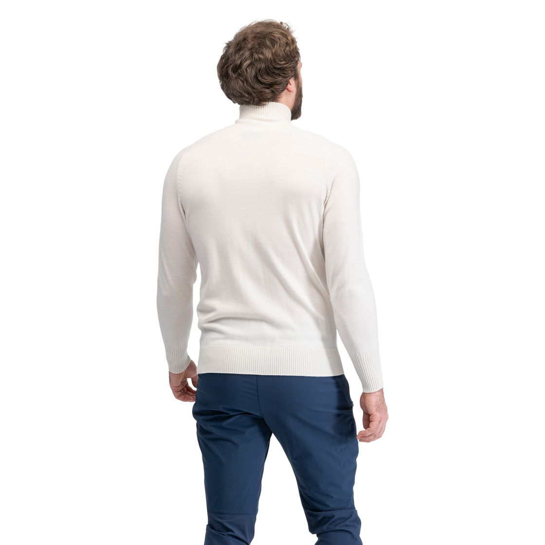 Minde Merino Wool Half Zip Herren