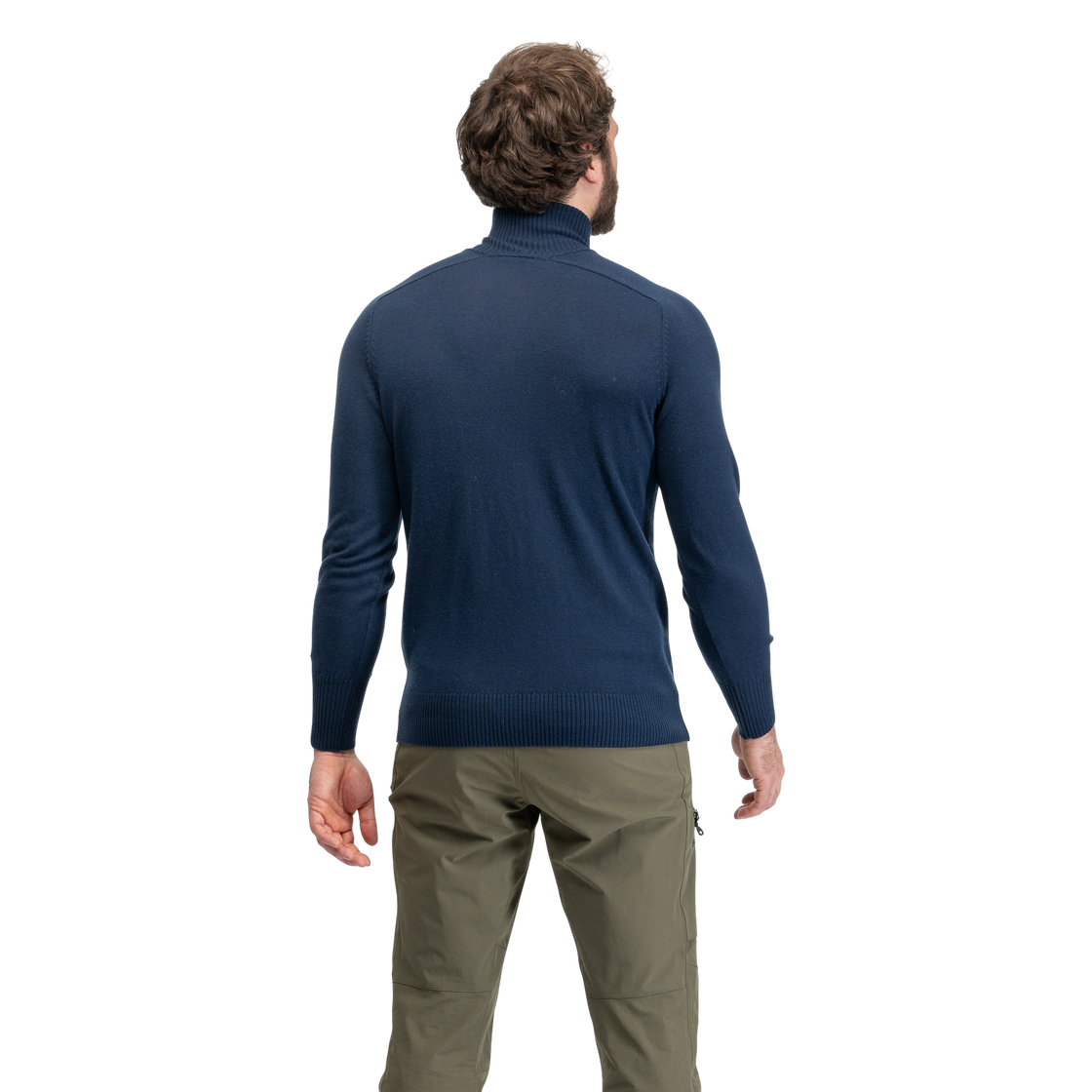 Minde Merino Wool Half Zip Herren