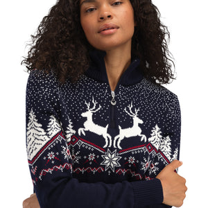 Christmas Sweater Merinowolle Damen