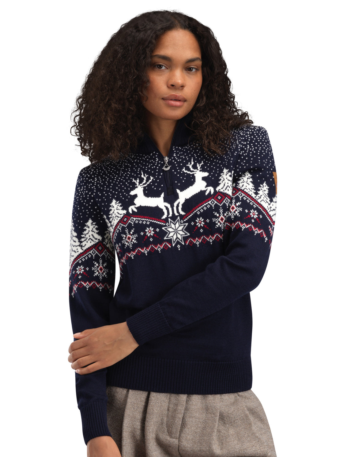Christmas Sweater Merinowolle Damen