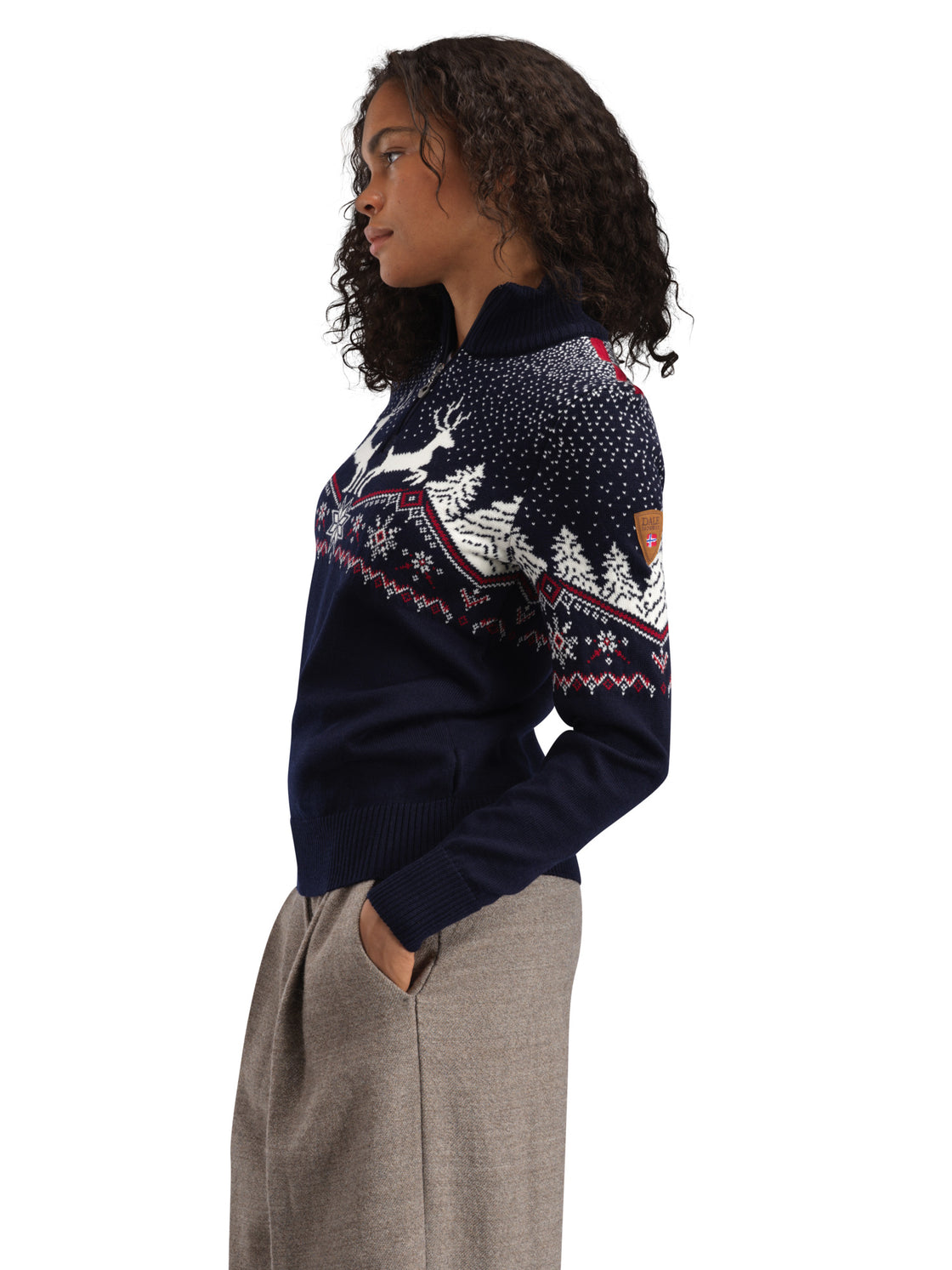 Christmas Sweater Merinowolle Damen