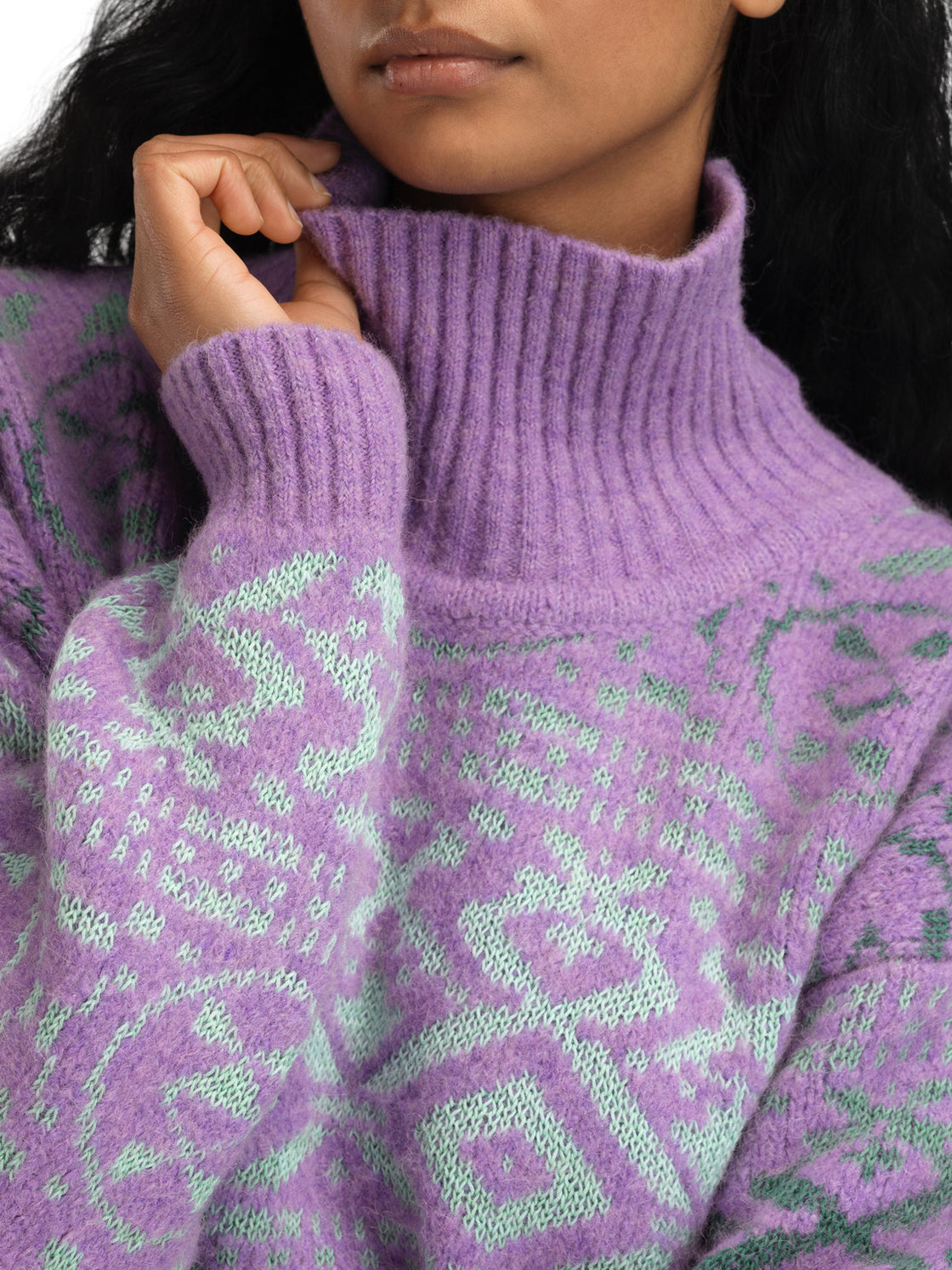 Highland Feminine Sweater (Cotton-Alpaka)