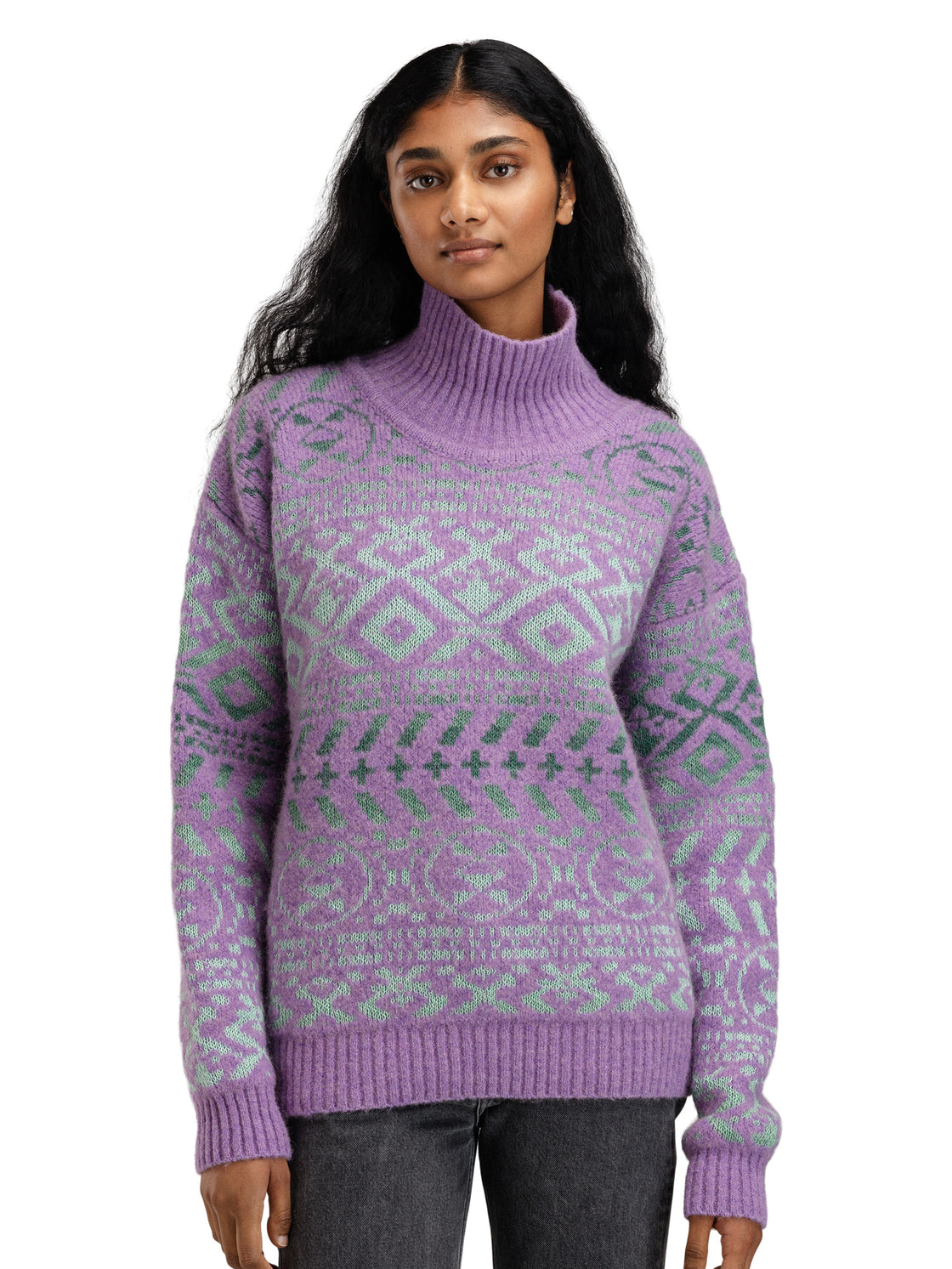 Highland Feminine Sweater (Cotton-Alpaka)