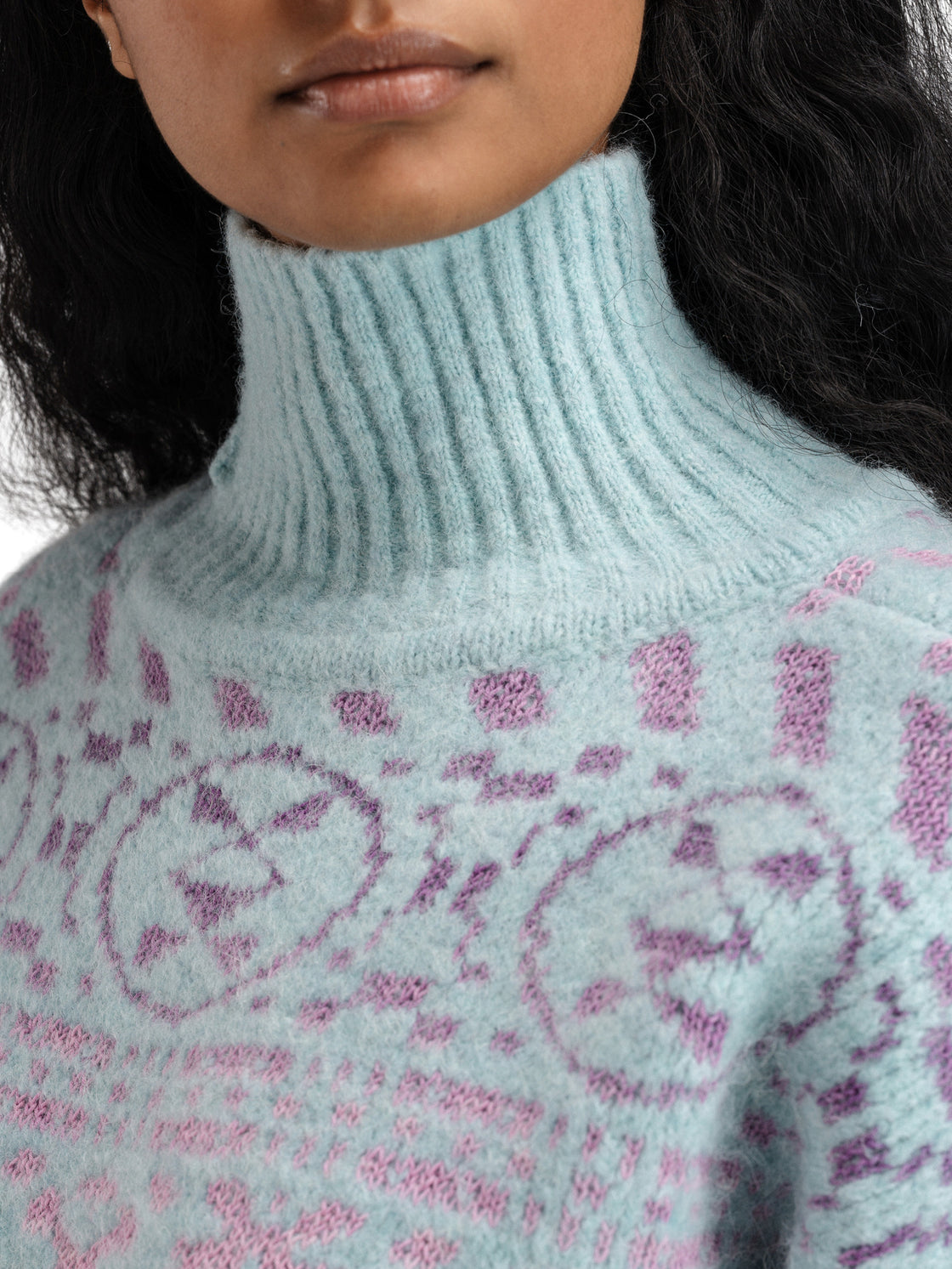 Highland Feminine Sweater (Cotton-Alpaka)