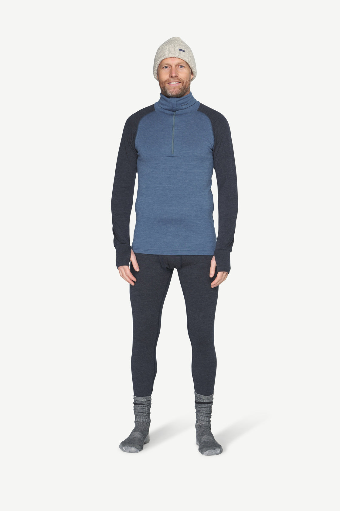 Expedition Merino Silk Zip Herren