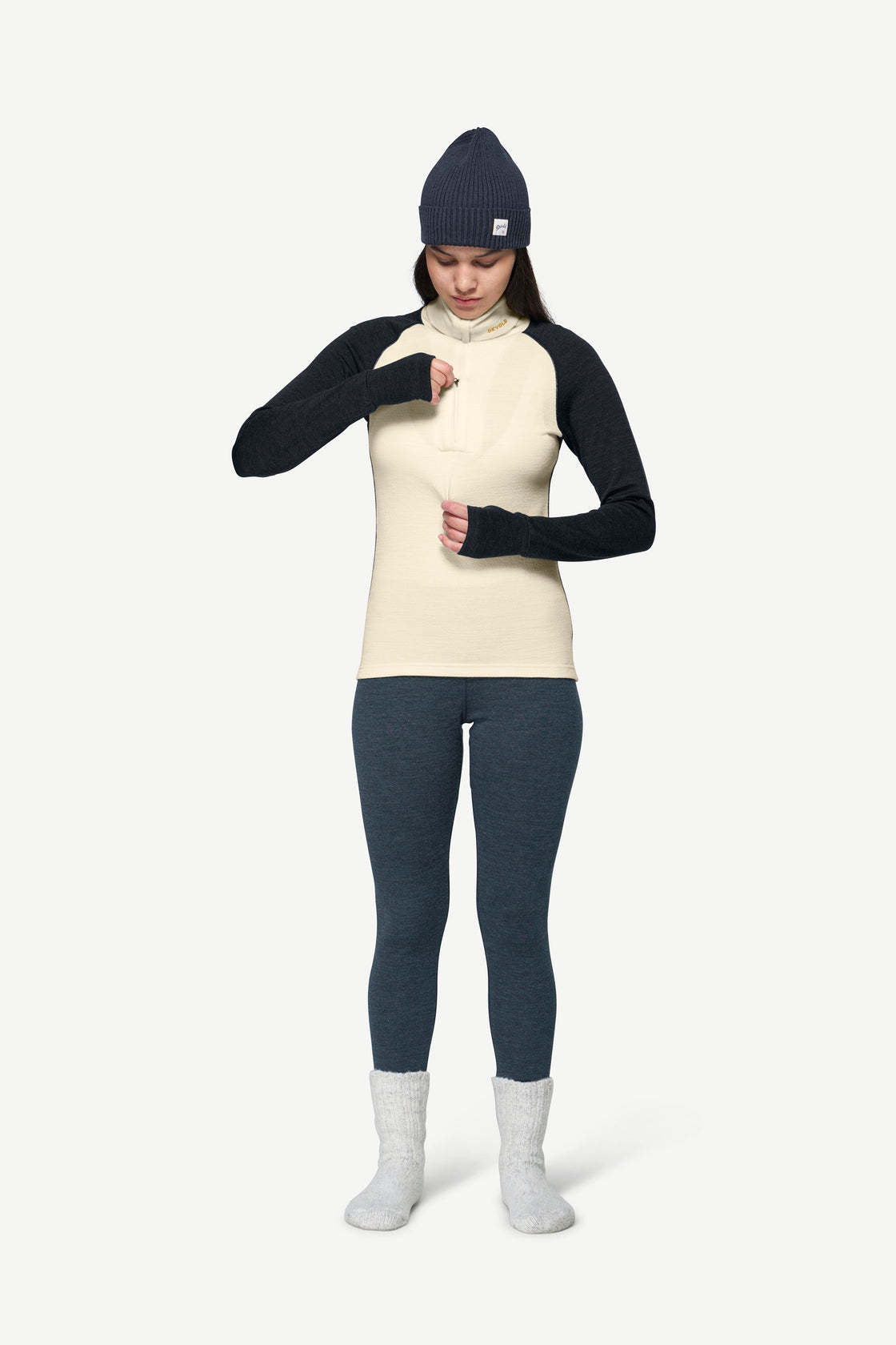 Expedition Merino Silk Zip Damen