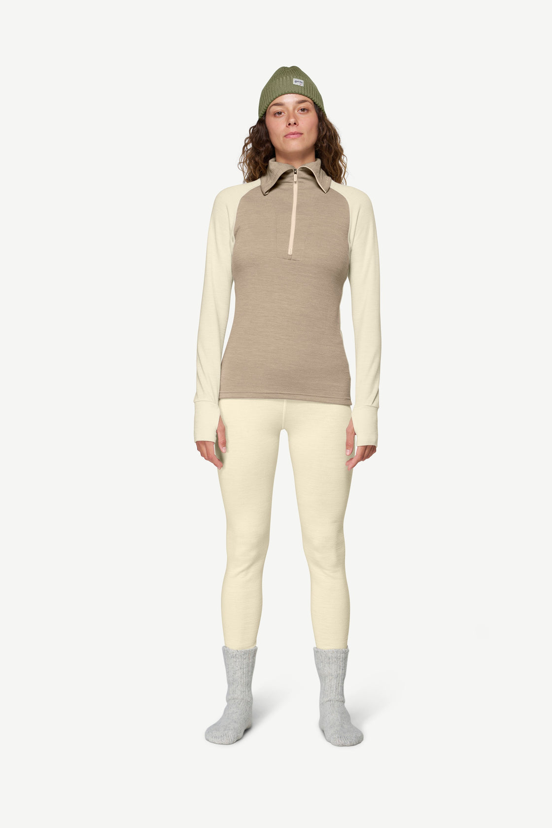 Expedition Merino Silk Zip Damen