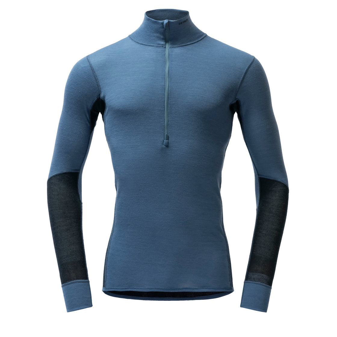 Merino Wool Mesh Half Zip Neck ♂ 190