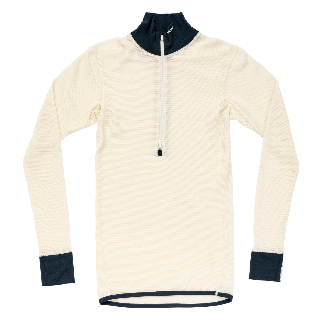 Merino Wool Mesh Half Zip Neck ♂ 190