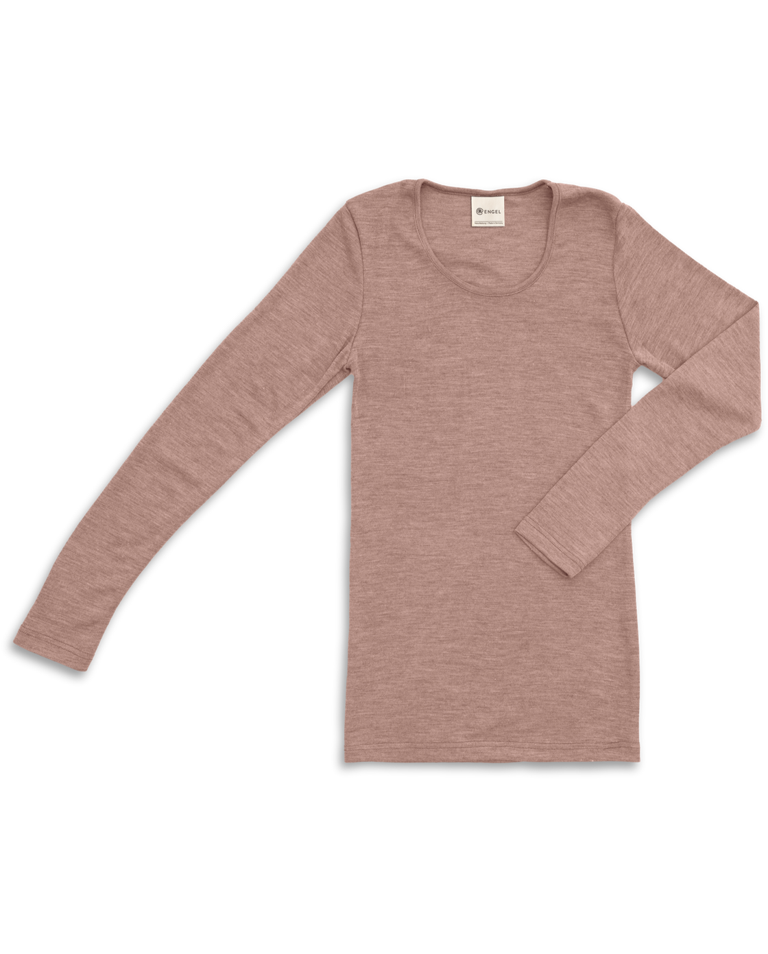 Damen Merino-Seide Shirt mit langem Arm
